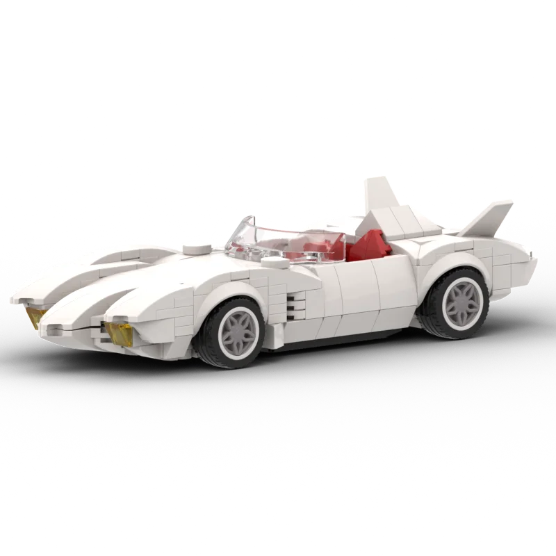 320 шт. модель автомобиля moc Speed Champion Mach 5 креативная головоломка, строительный блок, подарок для детей