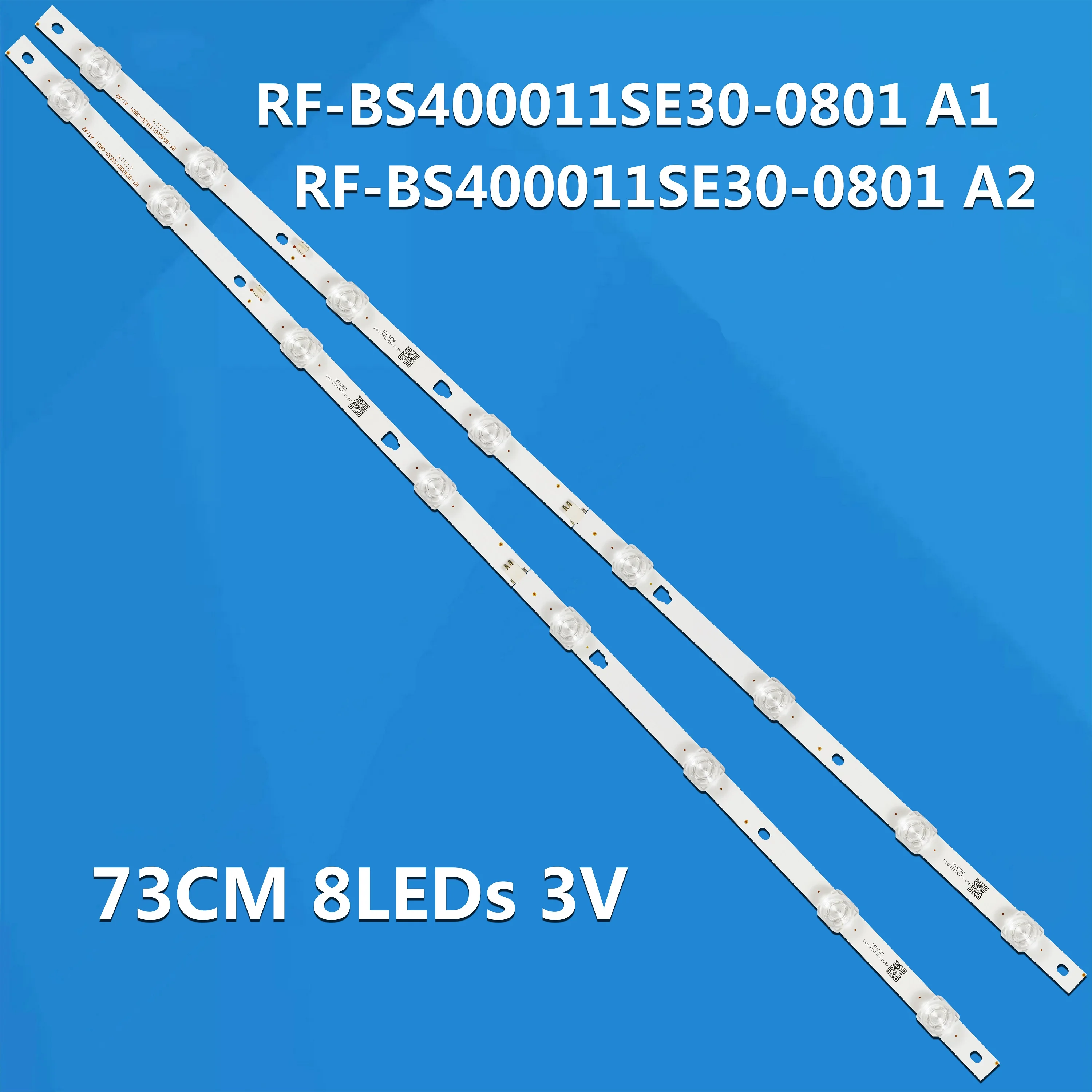 Светодиодная лента для телевизора 40 дюймов, 8 ламп для 40w5 40F6750TS H-LED40ES5004 RF-BS400011SE30-0801 A2 A1 LED-40E5000 40LES97T2SM 4640D8002
