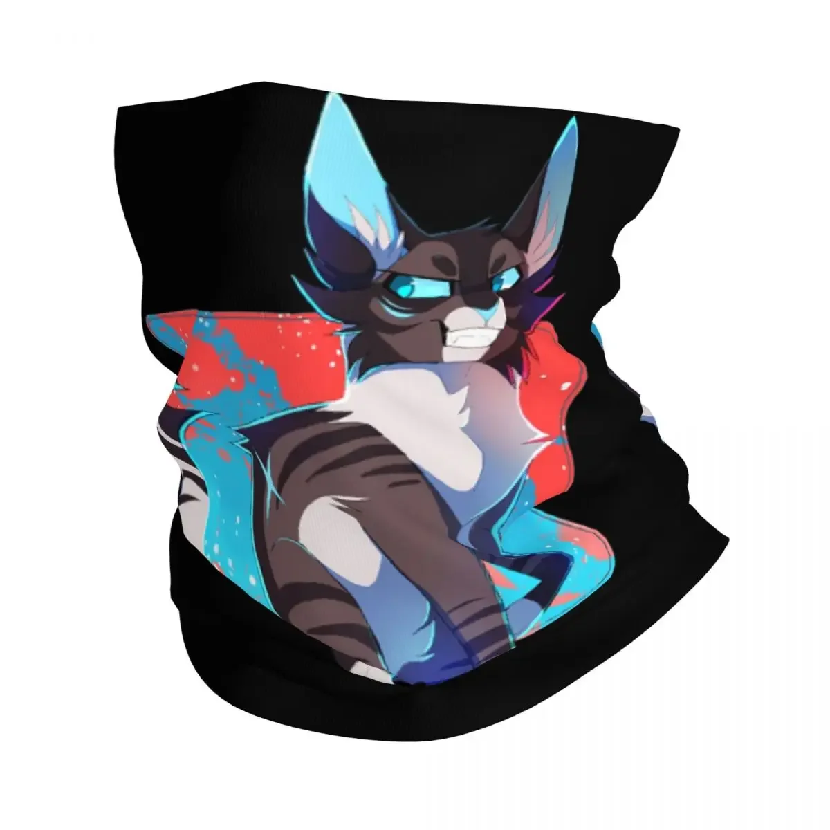 Hawkfrost Warrior Cats Бандана на шею Маска с принтом Шарф Многофункциональный головной убор Спорт на открытом воздухе Унисекс Взрослый Ветрозащитный