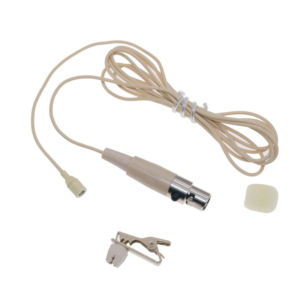 Фото Скрытый мини-петличный микрофон с клипсой для Shure SLX ULX PGX ULX AD4D AD4Q ULXD GLXD QLXD Беспроводная микрофонная система TA4F L322 №2