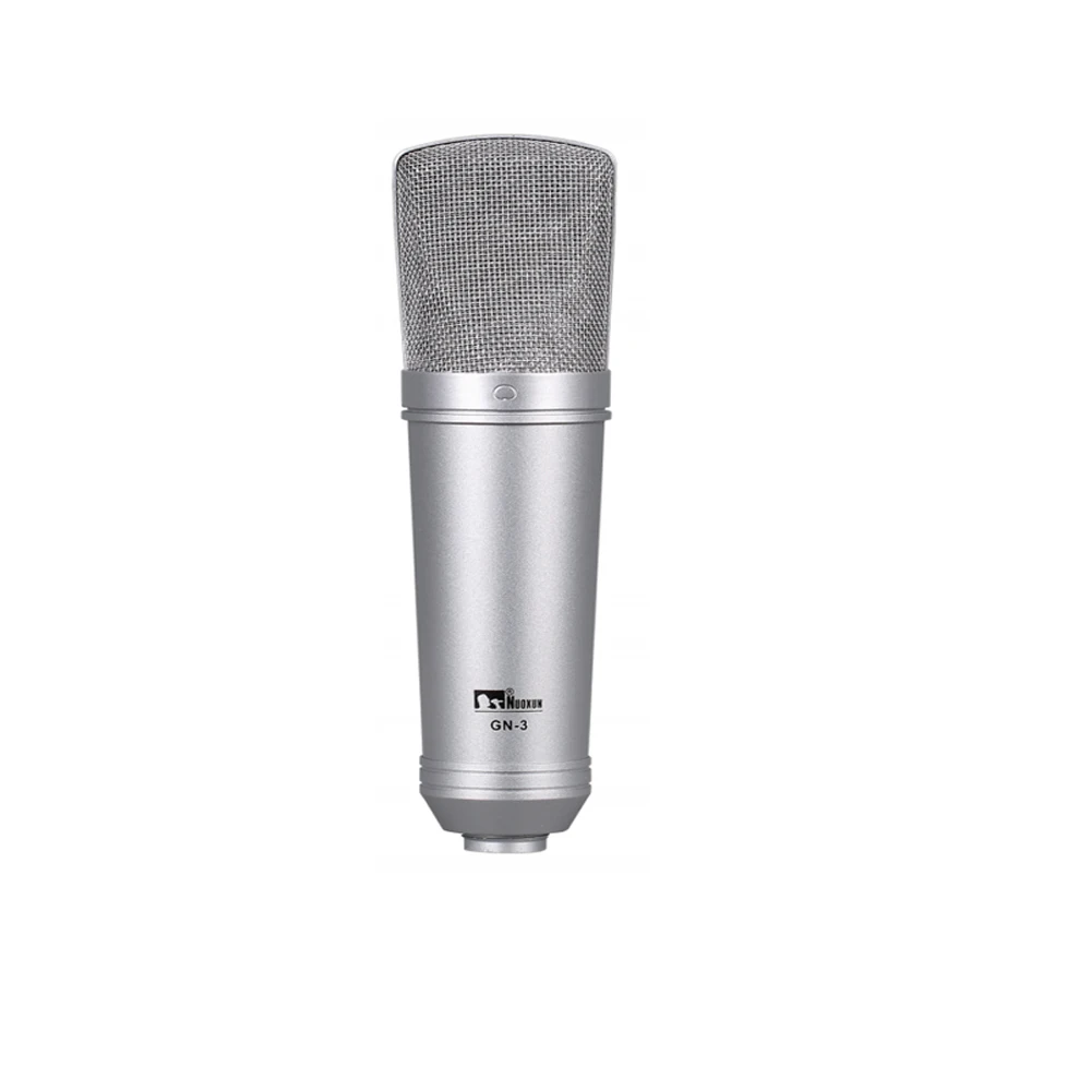 Phantom Power Профессиональный мини-головка Podcast USB-конденсаторный микрофон Комплект Студийный микрофон