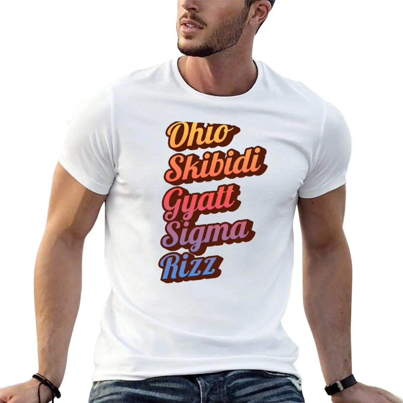 Ohio Skibidi Gyatt Sigma Rizz, Rizzler Ohio Sigma Gyatt, Funny Skibid Rizz, футболка Ohio Rizzler
