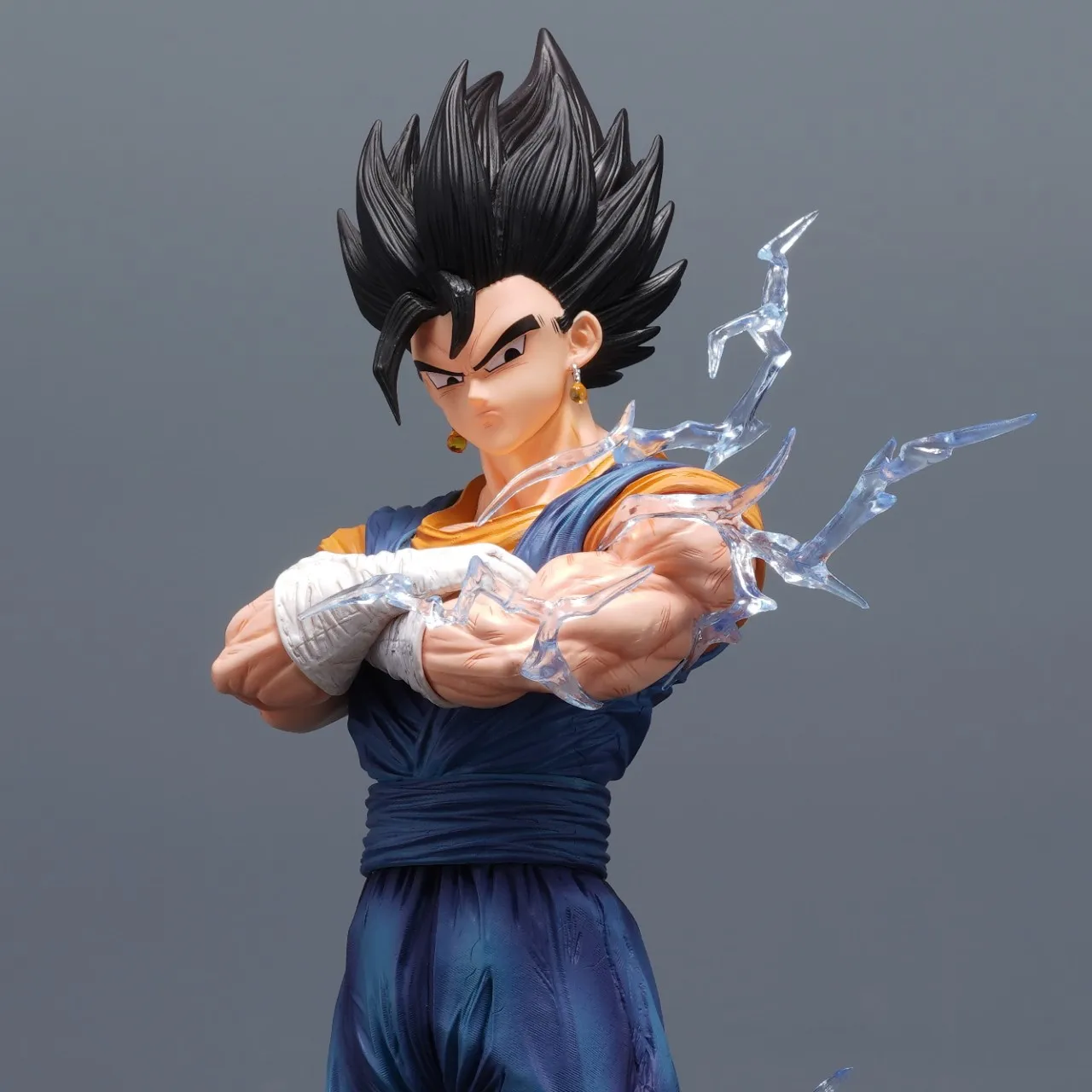 Фото Фигурка Dragon Ball Vegetto Gogeta, замена оружия Vegetto Blue Super Saiyan 4, фигурка Gk, коллекция статуй, модель, игрушки, подарки №4