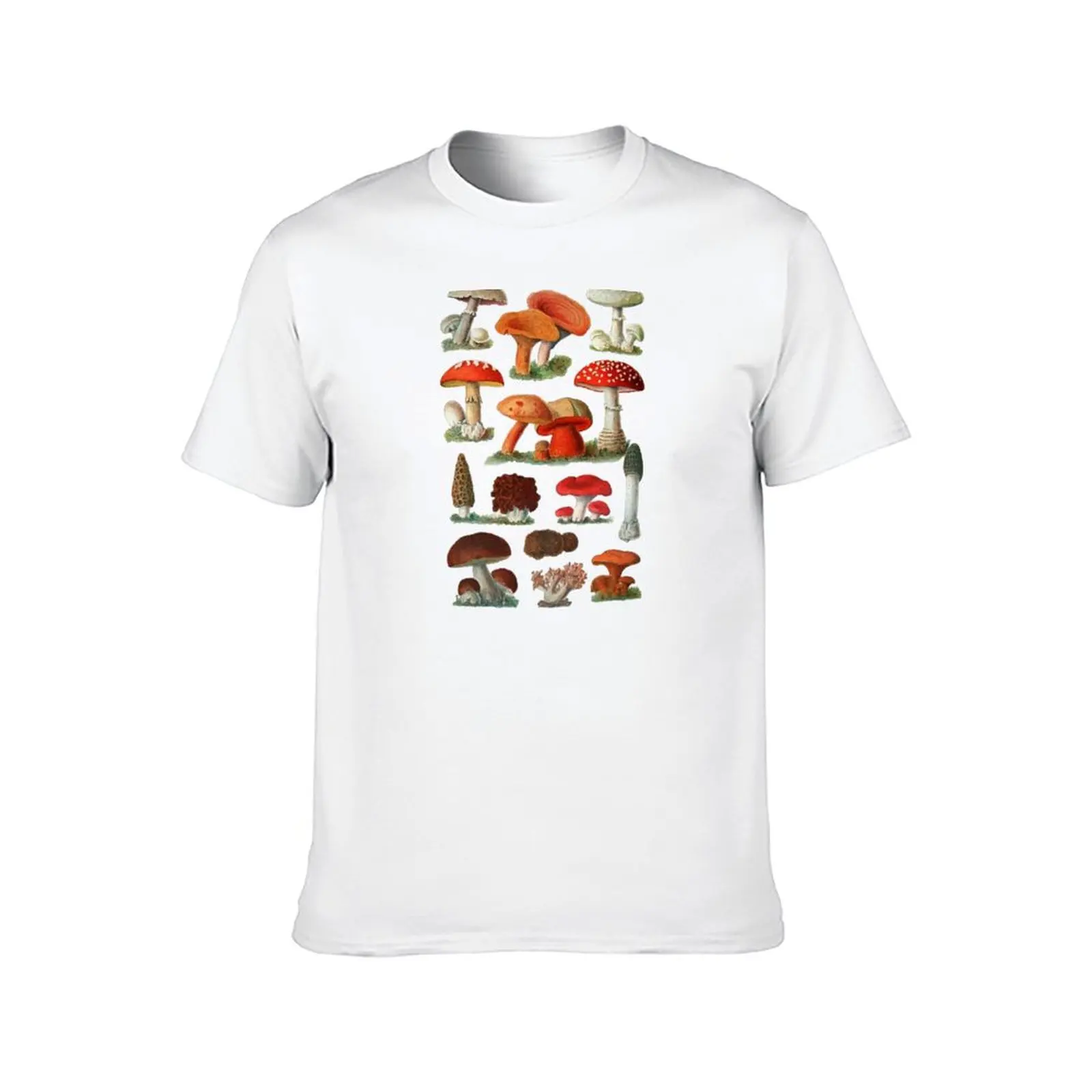 Фото Футболка Mushies, хлопковая футболка, комплект аниме, футболки для мужчин, футболка №2