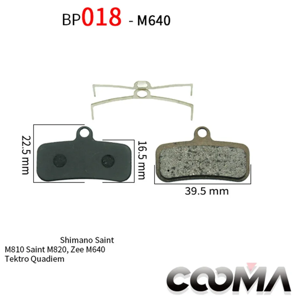 Фото Велосипедные дисковые тормоза, сменные колодки для Shimano Saint M810 M820 Zee M640, полуметаллические велосипедные тормоза №5