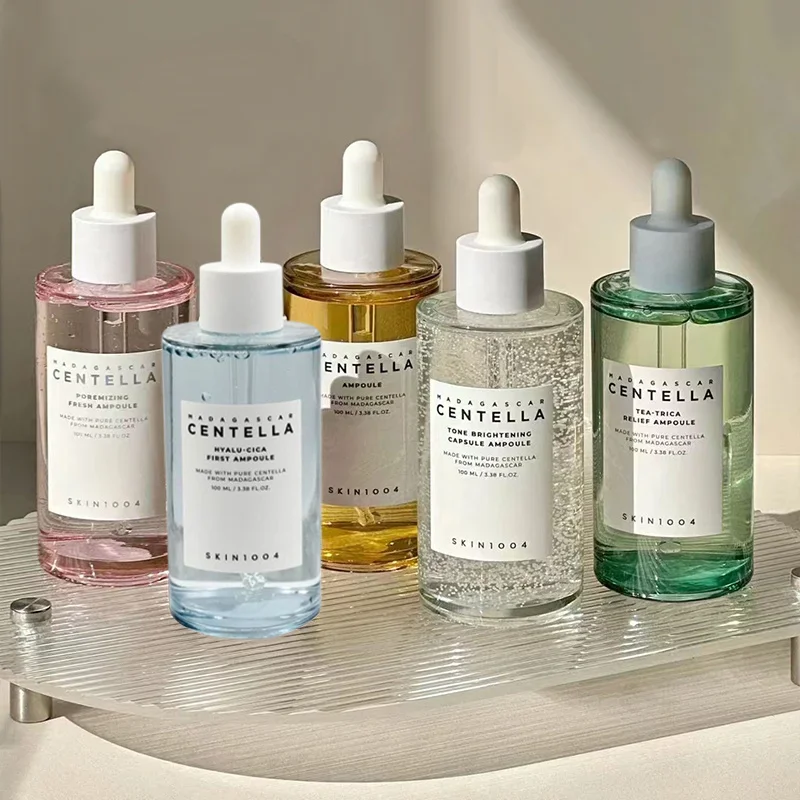 Корейский набор для ухода за кожей Centella 100 мл Увлажняющая сыворотка Angel Centella Essence Centella увлажняющая осветляющая искусственная кожа
