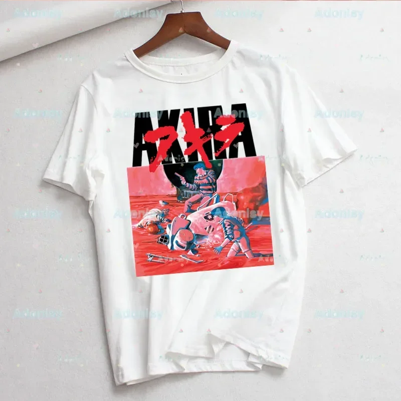 Фото Akira аниме Harajuku женский принт Harajuku летние футболки Kaneda Tokyo Manga повседневная футболка с круглым вырезом и короткими рукавами, Прямая поставка №5