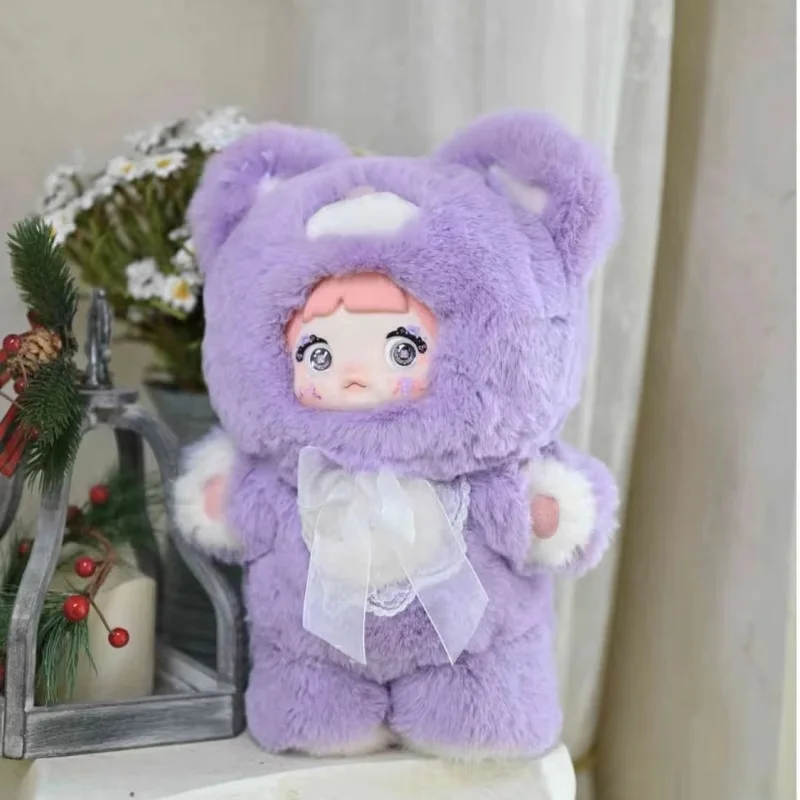Фото Nommi Goodnight Bear Series слепая коробка, натуральная 400% виниловая кукла, кавайное украшение, модная загадочная коробка, коллекционные игрушки, рождественские подарки №4