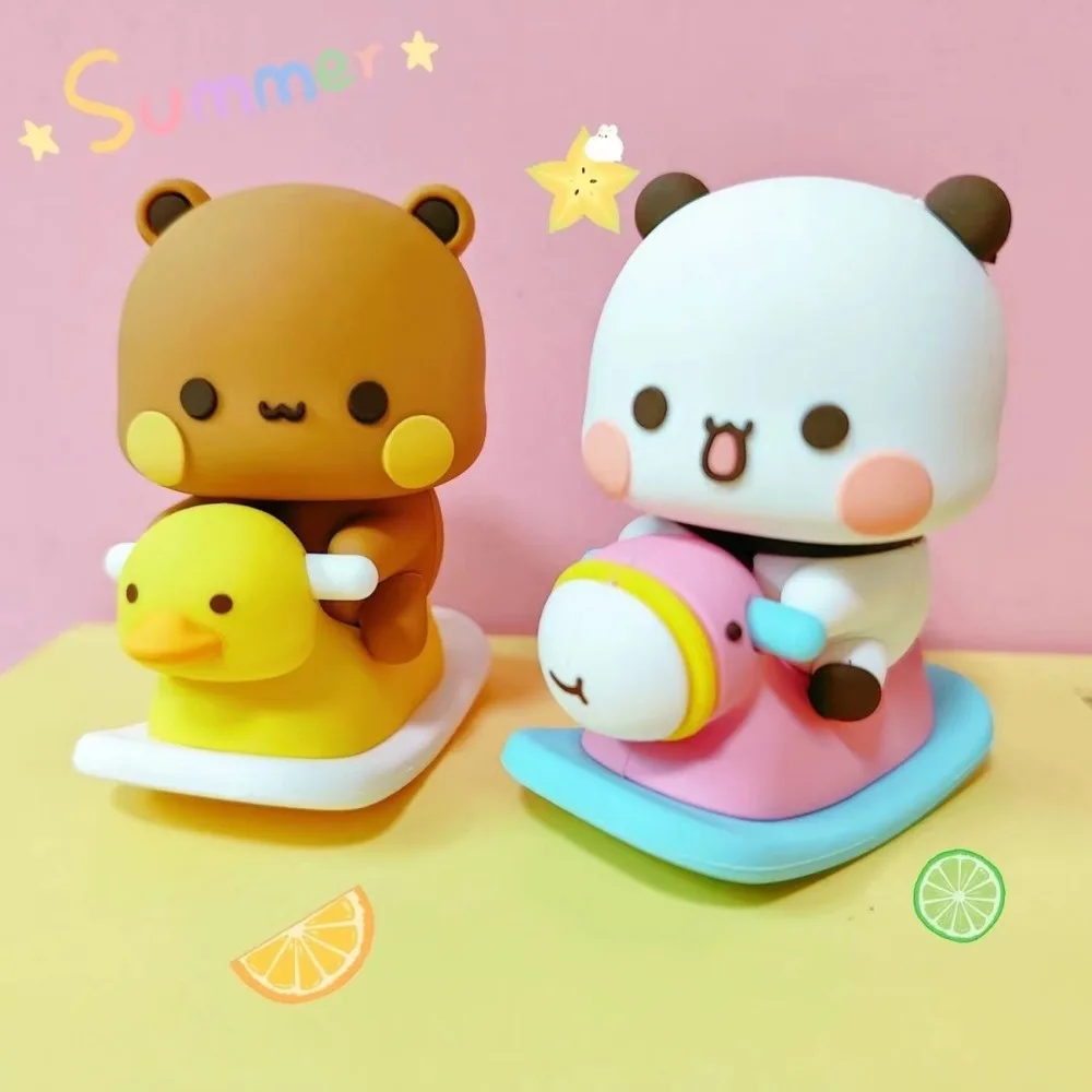 Аниме Фигурка Bubu Dudu Panda Bear Фигурка Медведя Коллекционная Панда Bubu Dudu Фигурка Кукла Мультяшная Панда Панда Bubu Bear Модель Игрушки