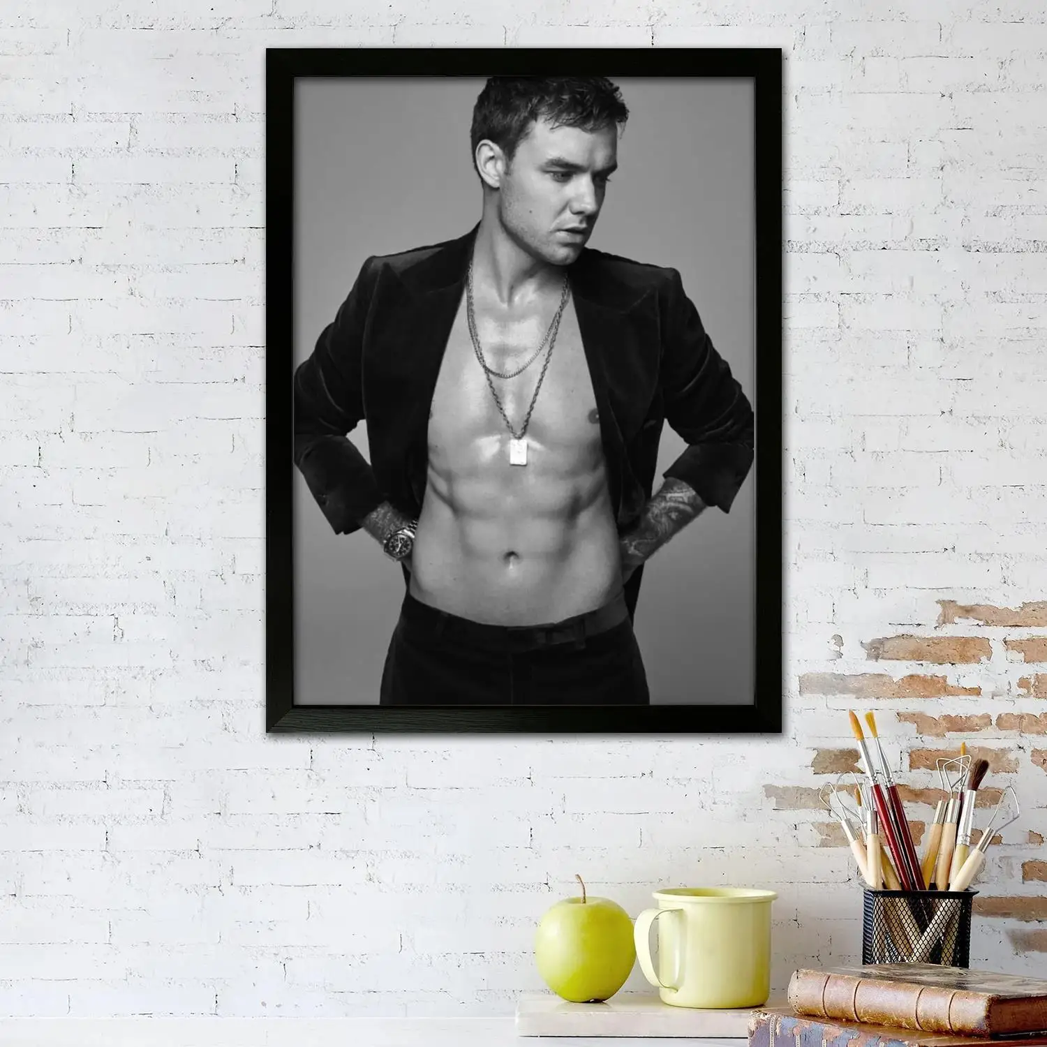 Фото Liam Payne Холст Художественный постер и настенное искусство, картина с принтом, современная семья, декор для спальни, постеры, декоративная живопись №2