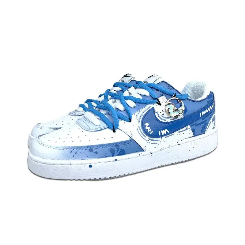 Фото 【Настроить】Nike Court Vision 1, обувь для скейтбординга, мужские кроссовки, DH2987-101 №3