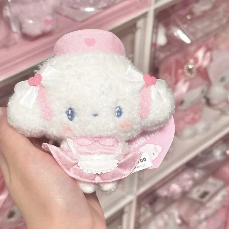 Фото Kawaii Sanrios Cogimyun плюшевая игрушка Hello Kitty брелок милый бант мягкая игрушка аксессуары сумка кулон плюшевый кулон подарок для девочки №2