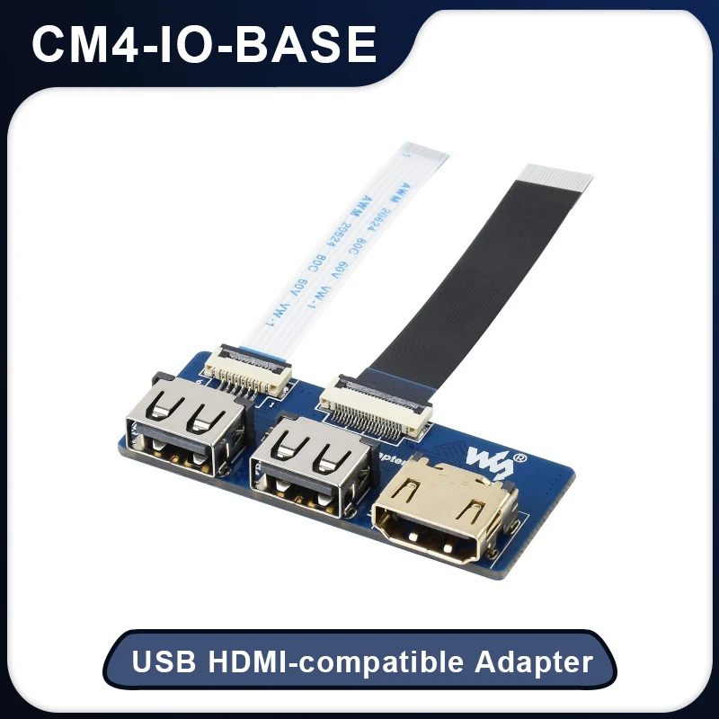 Raspberry Pi компьютерный модуль 4 плата ввода-вывода USB HDMI-совместимый адаптер для стандартного соединения FFC
