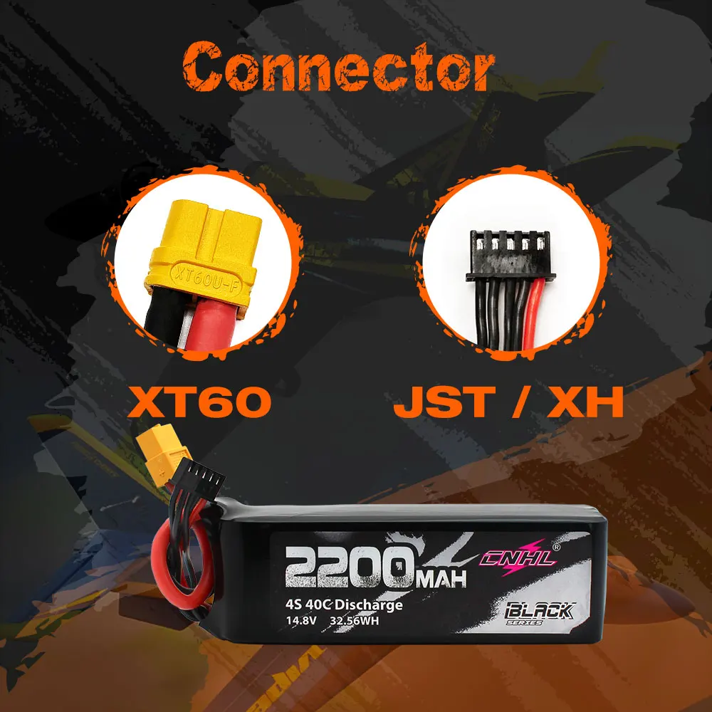 2 шт. CNHL 3S 11,1 В литий-полимерный аккумулятор 2200 мАч 30C 70C с разъемом XT60 для радиоуправляемого самолета вертолета квадрокоптера FPV дрона автомобиля гоночного хобби (art.: 3920bb09cc340) - 3920bb09cc340