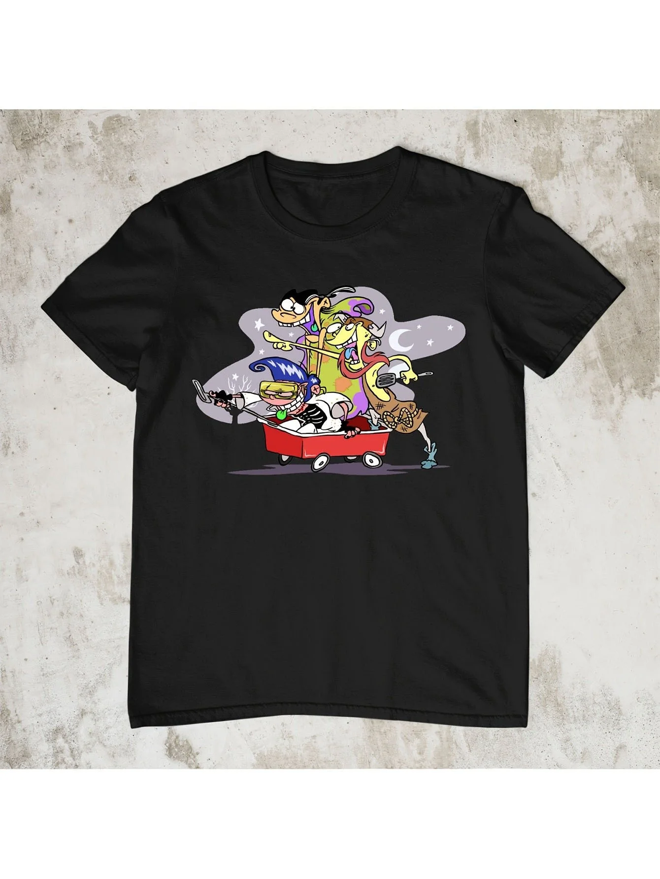 Ed Edd n Eddy Cartoon T-shirts Cotton Unisex Tee Size S-234Xl CO177 Men's Clothing Brands Printed T-Shirt High End Men's