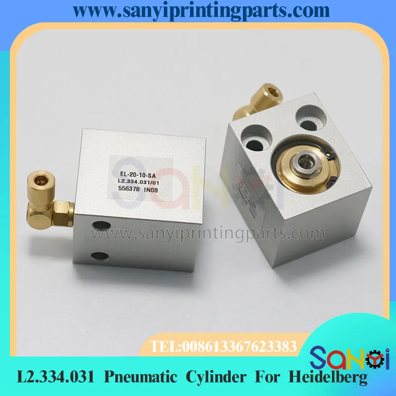 1 шт. L2.334.031 EL-20-10-SA пневматический цилиндр D20 H10 для Heidelber CD74 XL75 детали печатной машины (art.: 3920ccbac1d07) - 3920ccbac1d07