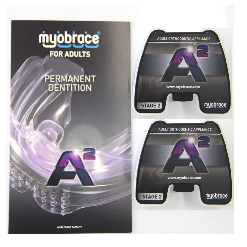Стоматологический Myobrace A2 Аутентичный австралийский ортодонтический бандаж MRC для взрослых, глубокий выносный браслет A2 Malaligned