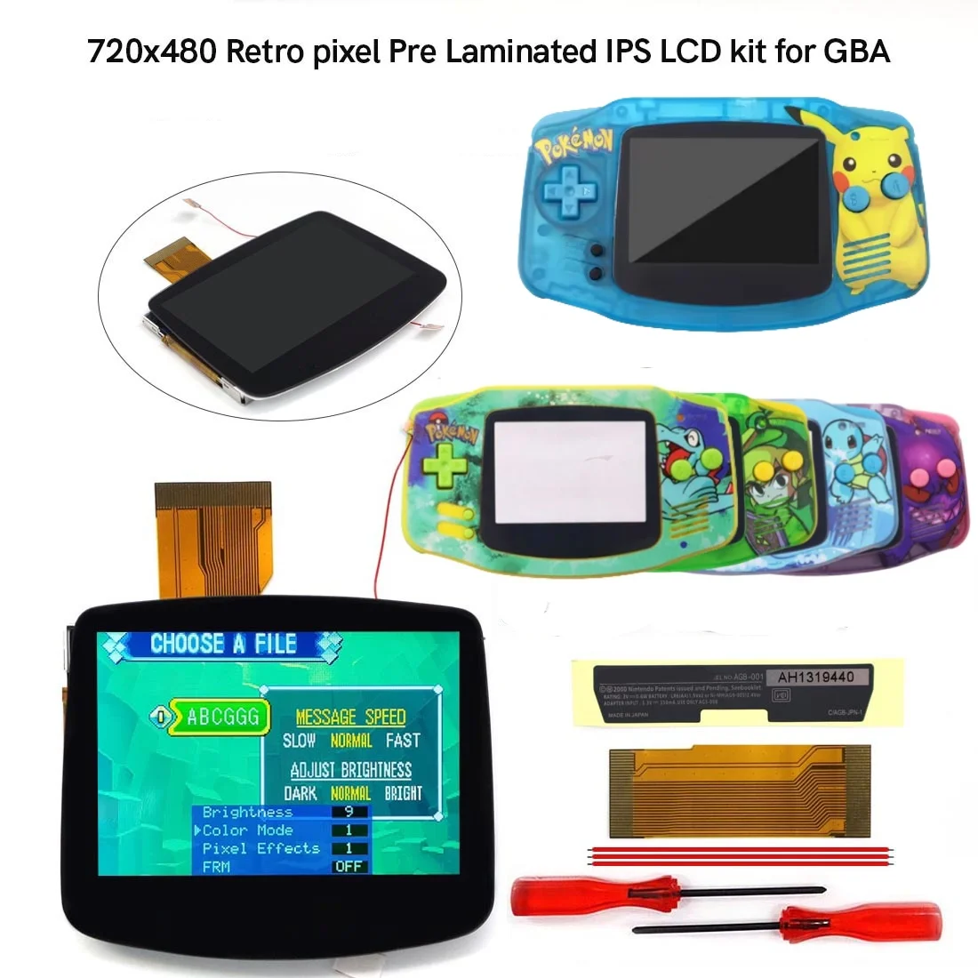Hispeedido GBA УФ-печать Shell Drop in 3,0 
