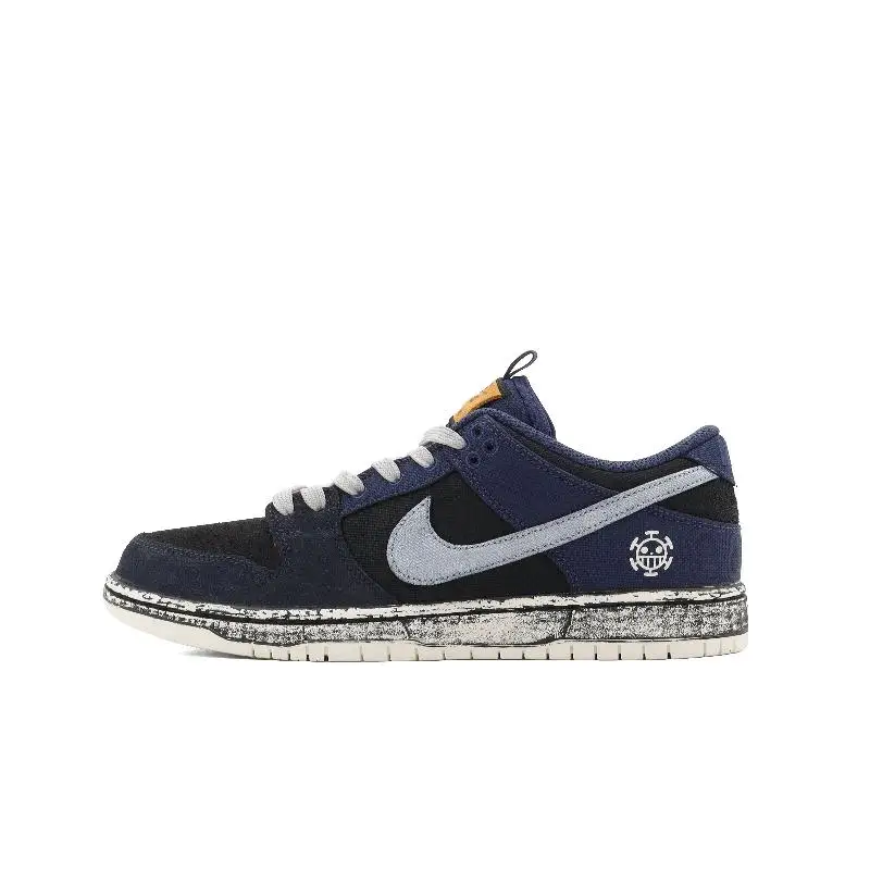 [На заказ Xinhai Beibo] Низкие туфли для скейтборда Nike Dunk унисекс синий белый