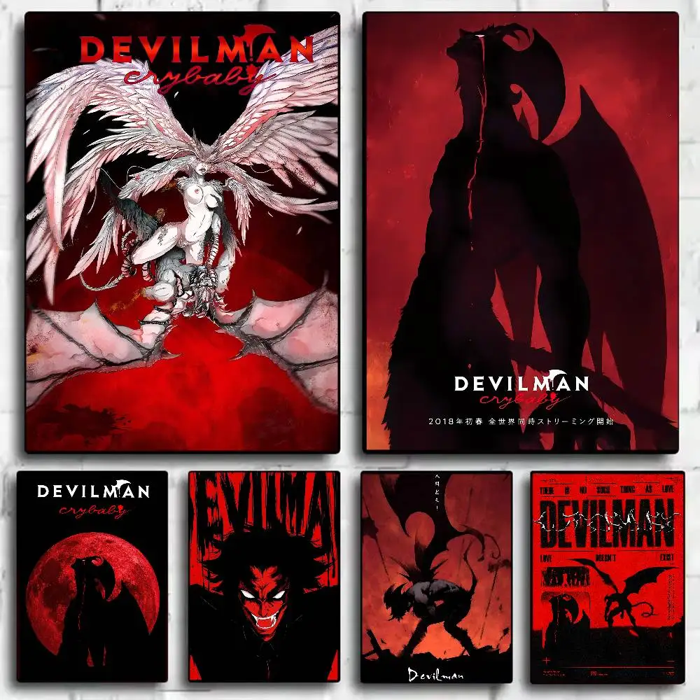 Аниме D-Devilman C-Crybaby постер HD Art липкая стена водонепроницаемый дом гостиная спальня бар эстетическое украшение