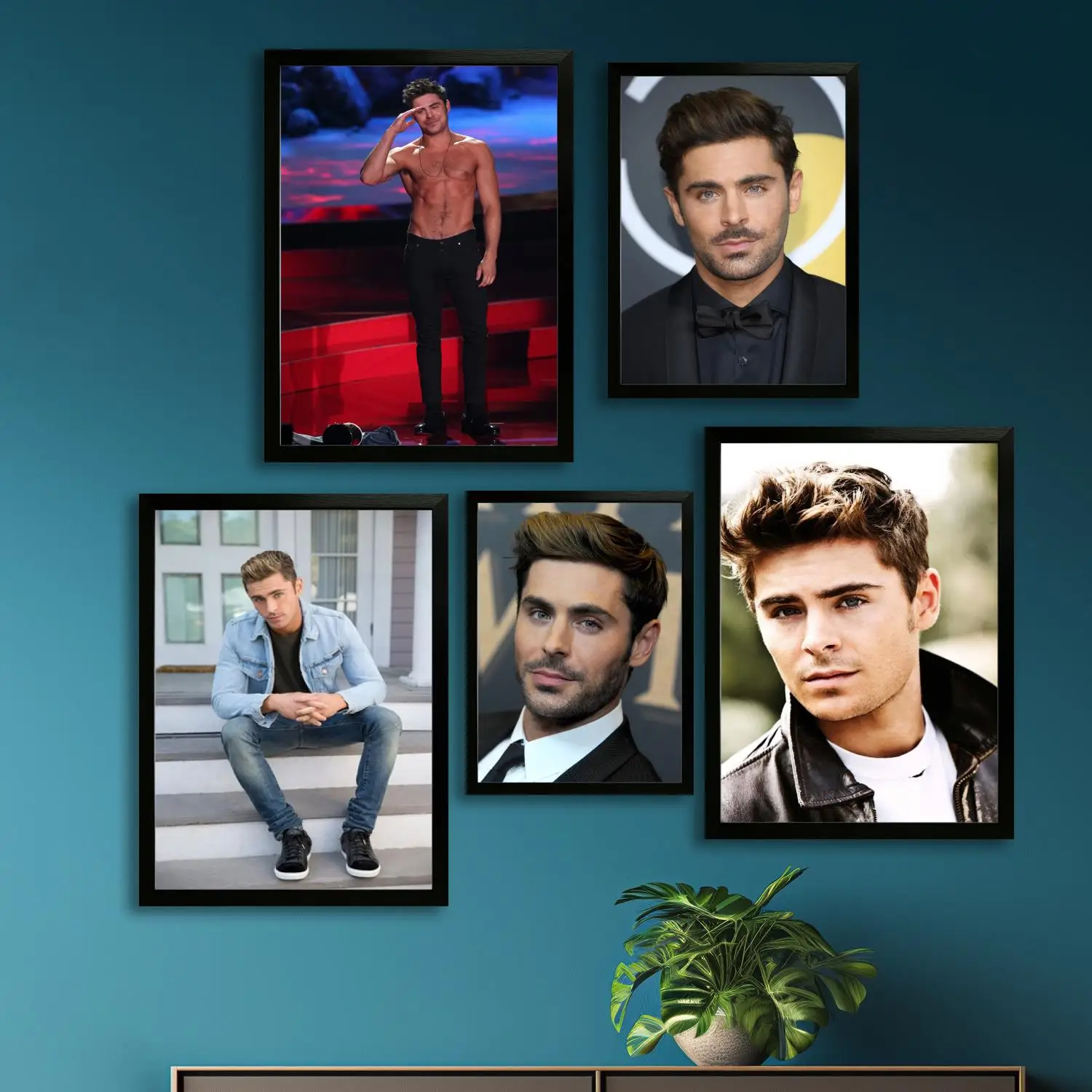 zac efron холст художественный постер и настенное искусство, печать с изображением, современная семья, декор для спальни, постеры, декоративная живопись