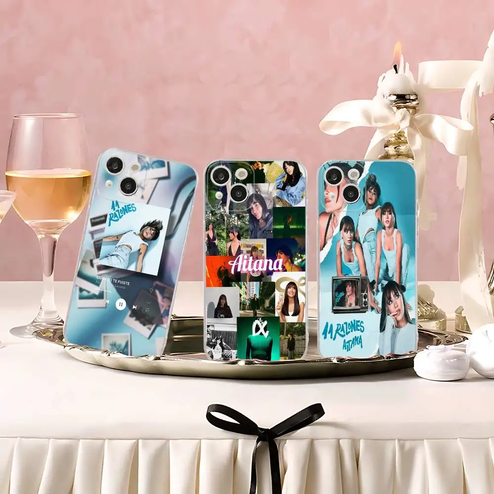 A-Aitana O-Ocana Singer Phone Case For IPhone 16 15 14 13 12 Mini 11 Pro XS Max X XR SE 6 7 8 Plus Soft Silicone Cover