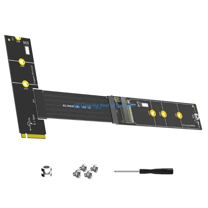 Фото H9EB 20CM M.2 Extension Card для устройств PCIE4.0 FPC Золотая плата №4