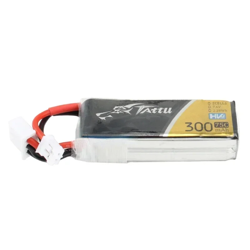 Фото Tattu 300 мАч 7,6 В 75C 2S1P 2S Lipo аккумулятор с разъемом PH2.0 №2