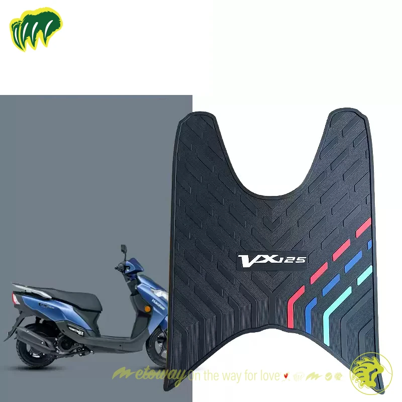 Для HAOJUE Honda VX125 HJ125T-52 резиновая подставка для ног, напольный коврик, ковер, мотоциклетные коврики, педаль, противоскользящая, водонепроницаемая, высокая посадка