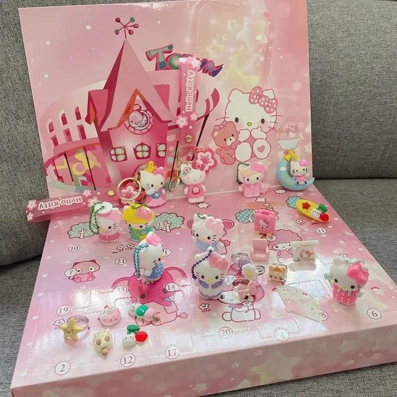 Фото 24 шт., аниме-фигурки «Hello Kitty» №4