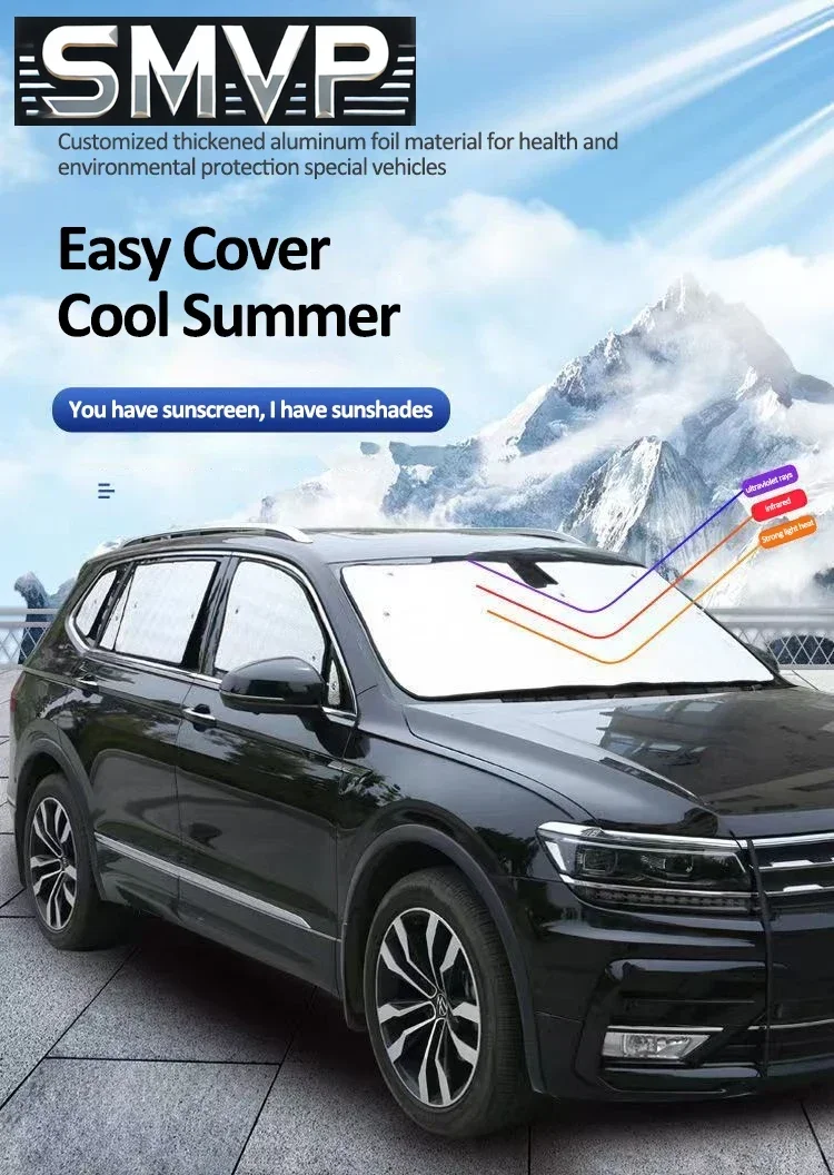 Фото Новые автомобильные солнцезащитные козырьки для Kia Carens 2015, аксессуары Rondo RP MK3 2013 2014 2015 2016-2022, солнцезащитные козырьки на лобовое стекло, солнцезащитные козырьки T №5