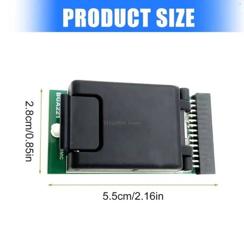 Высокая проводимость EMMC BGA -адаптеры STEP BGA100 BGA153 BGA169 BGA162 BGA221 BGA Варианты для операций программирования (art.: 3920d11c64069) - 3920d11c64069