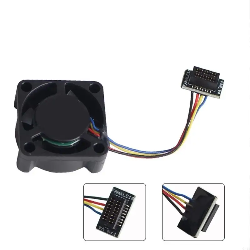 Фото Q84A двойной подшипник 25x25x10 мм 5 В 0,22a 15500rpmpmp Multing Fan Computer Compate Fan Case 3D Printer для P1/P1P/P1S №3