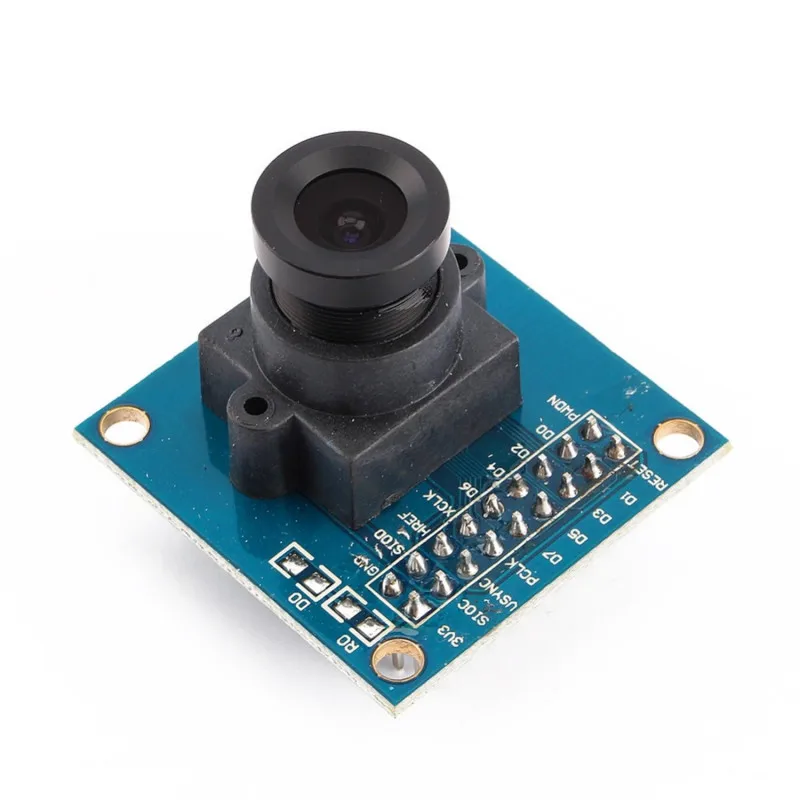 Модуль объектива камеры Vga Ov7670 Cmos Sccb совместимый с интерфейсом I2c 640x48 0 Поддержка Vga Cif