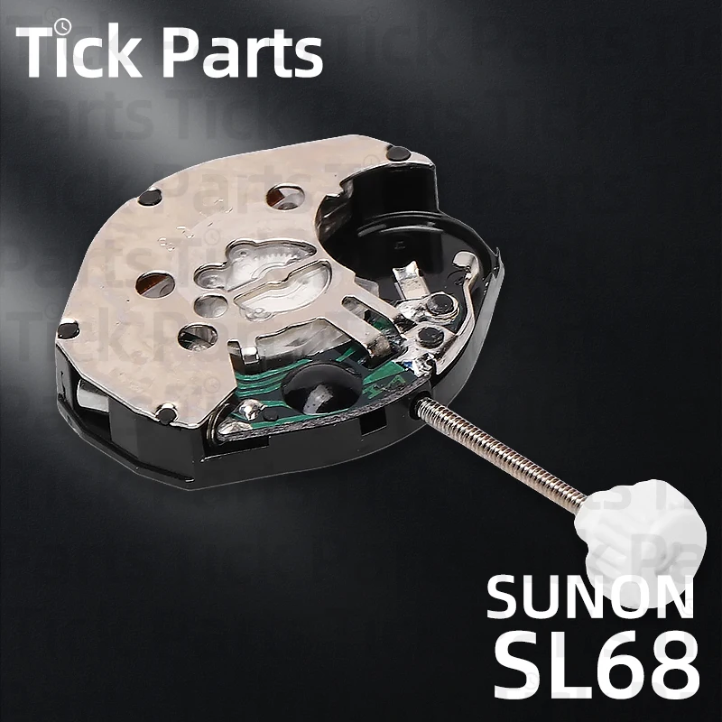 Sunon SL68 кварцевые часы, сменные аксессуары, трехконтактный механизм, механизм без календаря, инструменты для ремонта сердечника часов