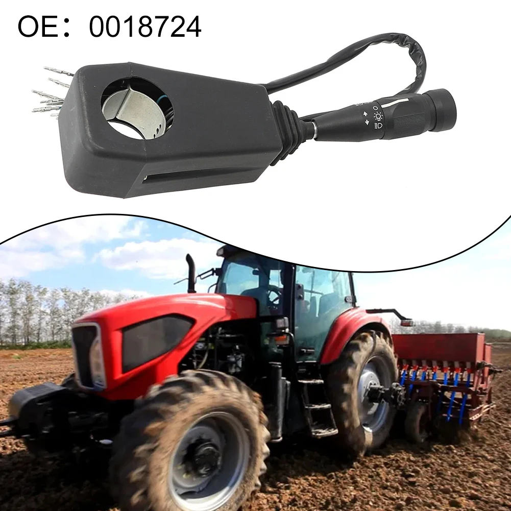 Фото Для тракторов Massey Ferguson, автоматический переключатель фар, черный переключатель для тракторов Massey Ferguson, номер OEM 00018724, износостойкий №4