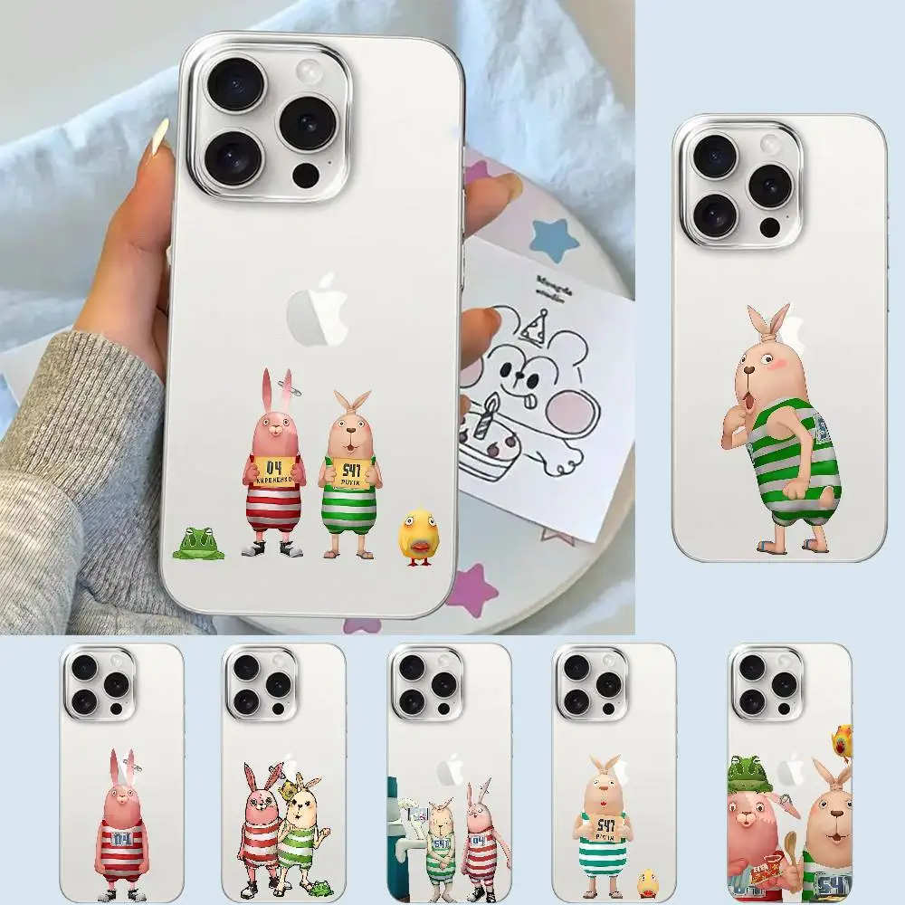 U-USAVICH-Прозрачный чехол для телефона iPhone, защитный чехол 16, 15, 11, 13, 14 Pro Max, 7, 8 Plus, X, Xr, Xs Max, Se2020, 12M