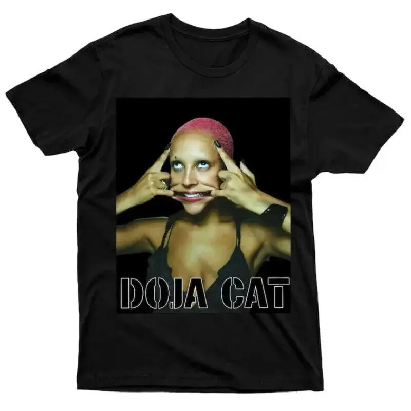 Рубашка Doja cat Scarlet tour 2023, черная футболка Doja cat для мужчин и женщин