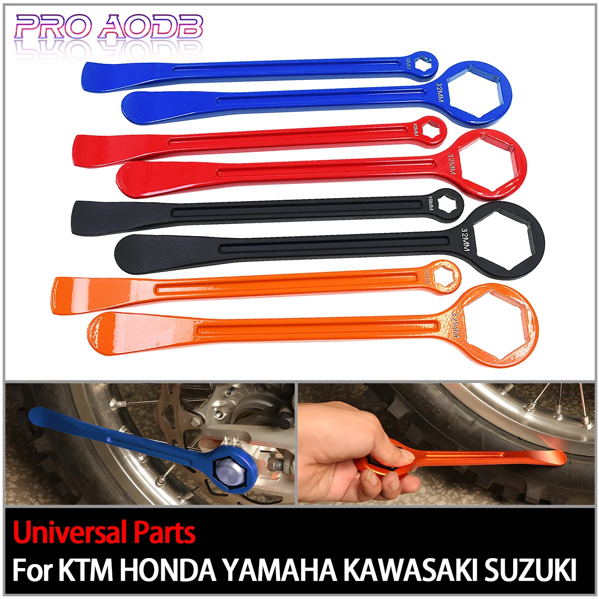 Для KTM EXC EXCF SX SXF XC XCF XCW 125 150 250 350 450 500 10 мм 12 мм 13 мм 22 мм 27 мм 32 мм Инструмент для ремонта рычага шин Инструмент для осей