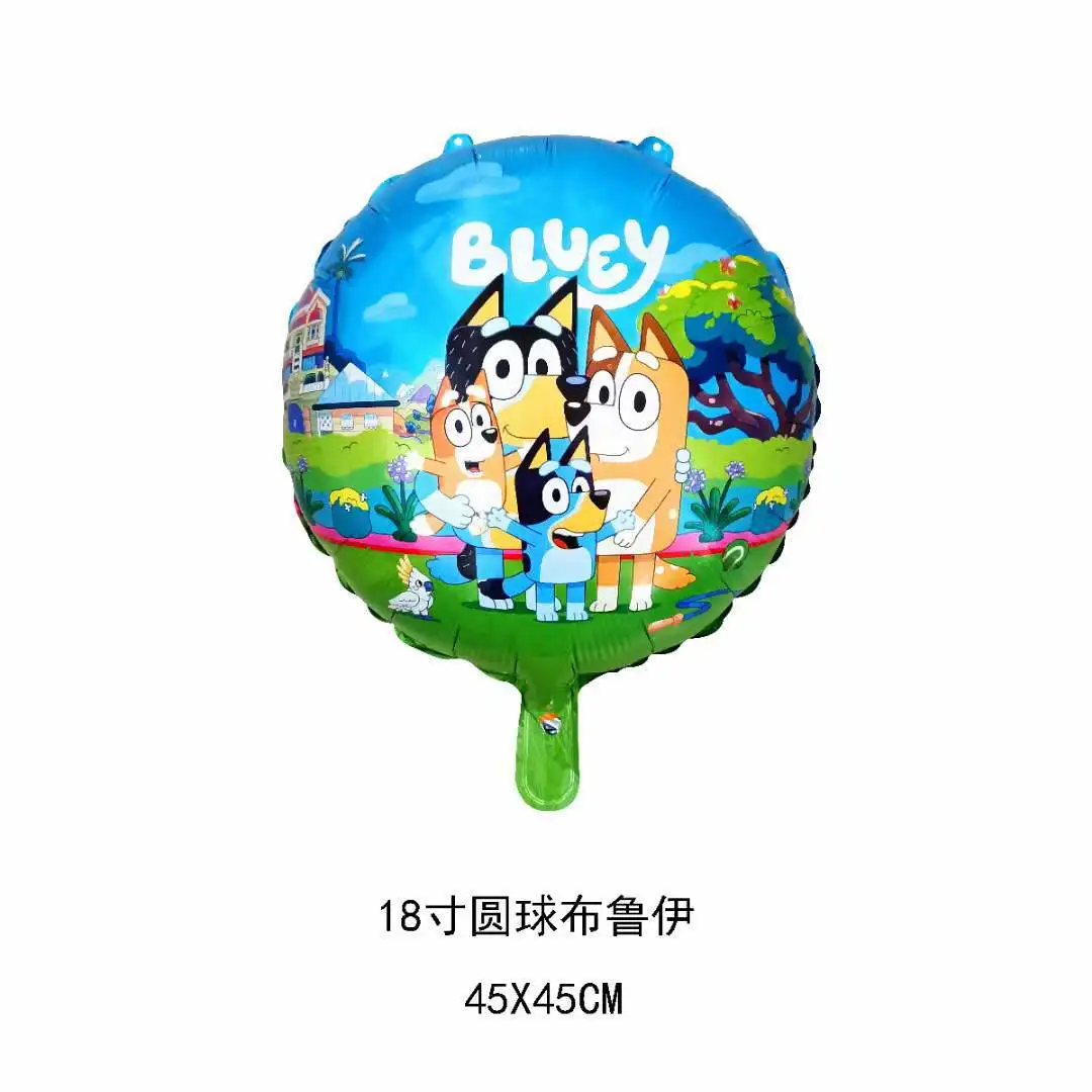 Новый Воздушный шар Bluey, детские принадлежности для вечеринки, детский красивый синий щенок, праздничные декоративные шары для бинго, подарок на день рождения для мальчиков (art.: 3920c6143dffa) - 3920c6143dffa
