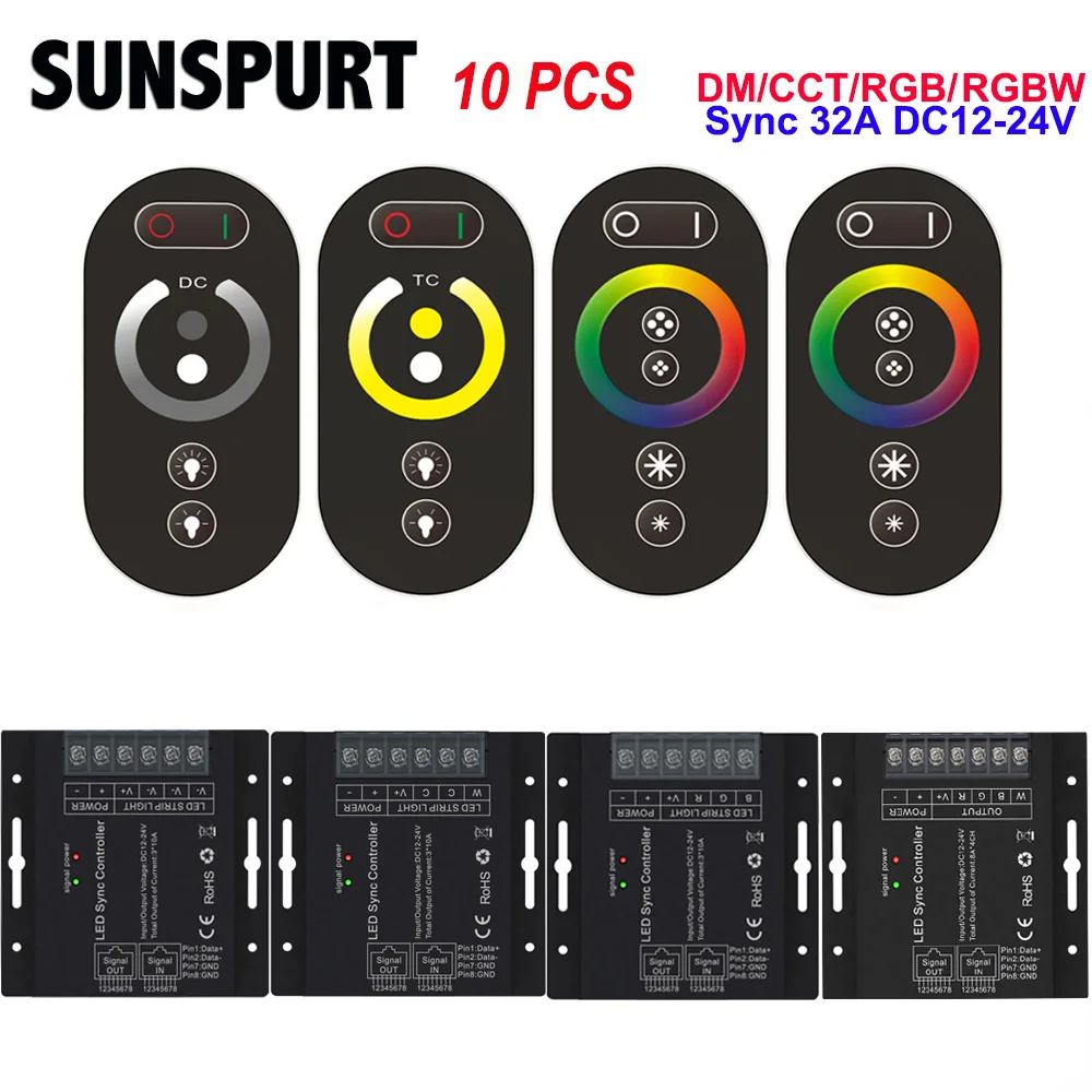 Лента светодиодная 1-10Tuya Smart Life, 5-24 В, 2,4 ГГц, Wi-Fi, DW/RGB