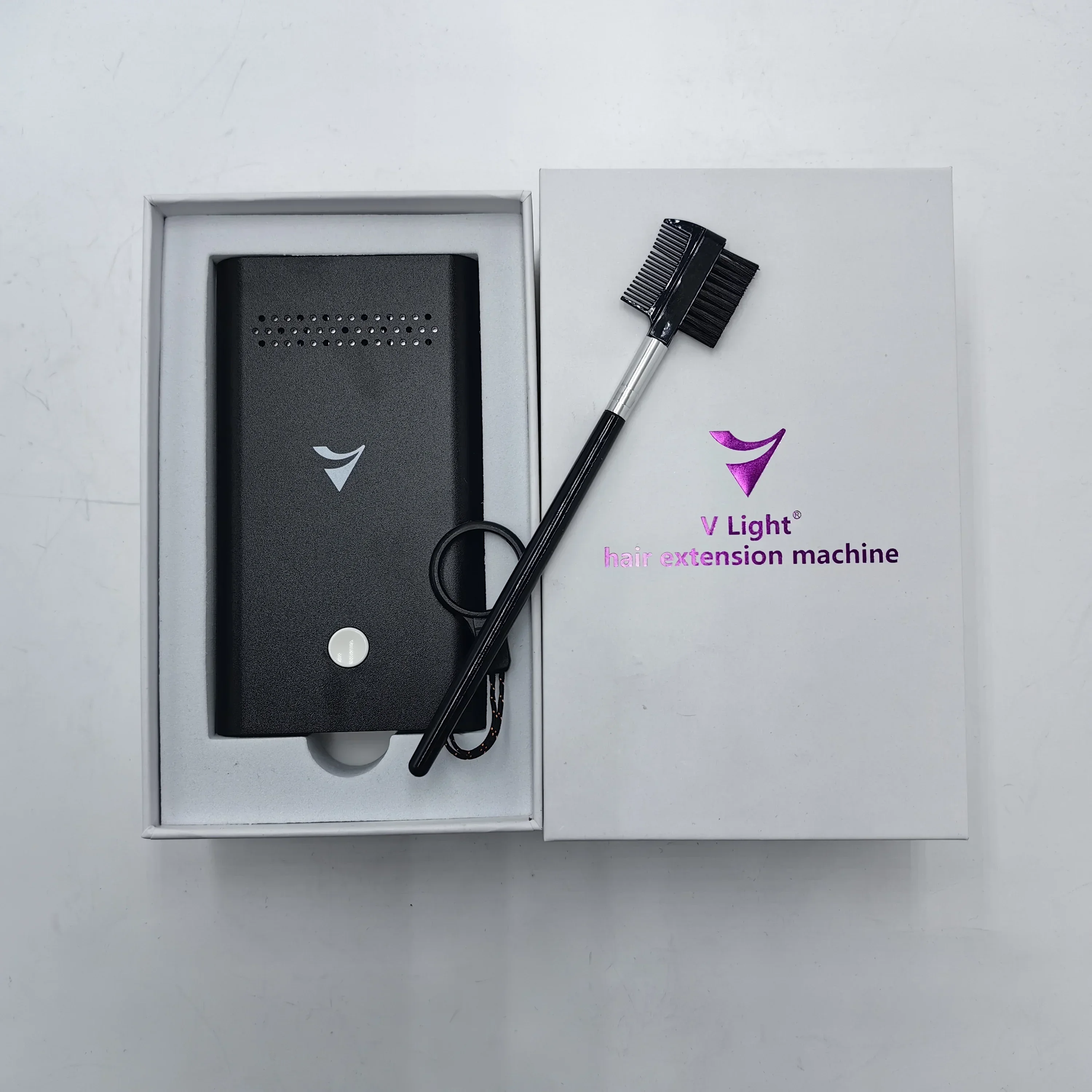 Технология V-Light, машина для наращивания волос, бесследная лента, набор инструментов для наращивания волос, набор с V-образным светом, наращивание волос, 4 шт., клей (art.: 3920cad792dc0) - 3920cad792dc0