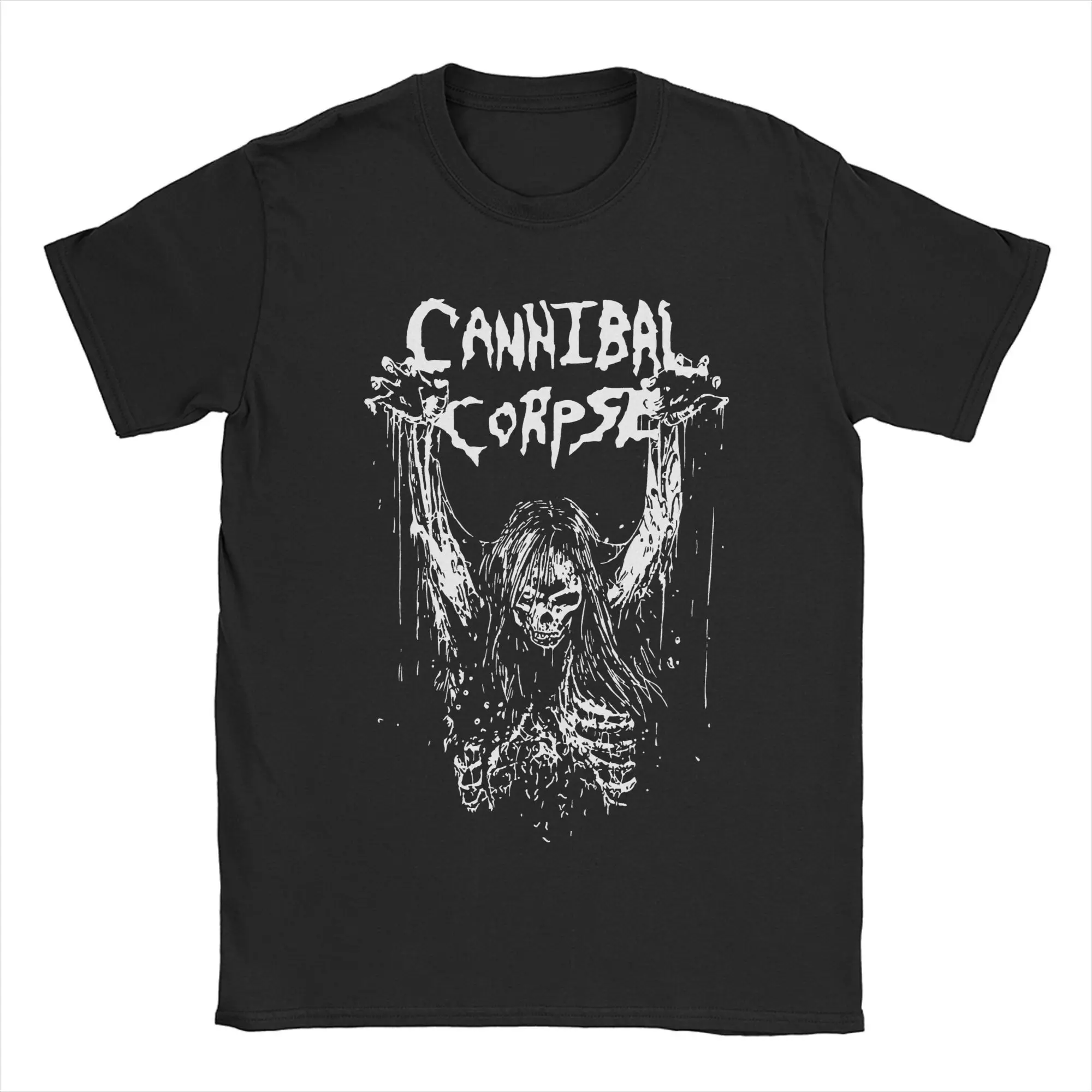 Футболка Cannibal для мужчин и женщин, хлопковая рубашка с коротким рукавом, одежда на лето