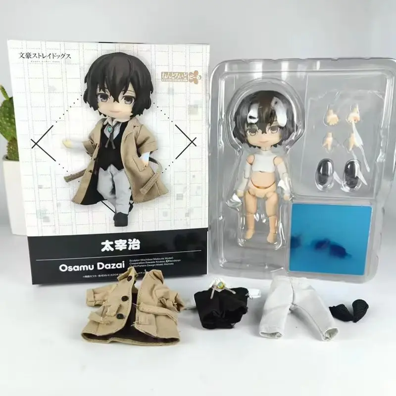 Фото 10 см Bungo Stray Dogs Dazai Osamu Nakahara Chuya подвижная фигурка модель Gk статуя коллекция для мальчиков украшение для рабочего стола орнамент игрушки №5