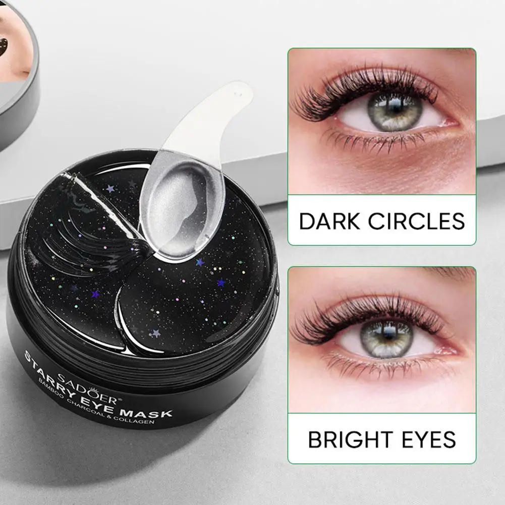 60 шт.кор. Starry Eye Mask, Красота масок под глазами — содержит бамбуковый уголь и коллаген, укрепляющий и омолаживающий кожу глаз (art.: 3920cc9e0d1b6) - 3920cc9e0d1b6