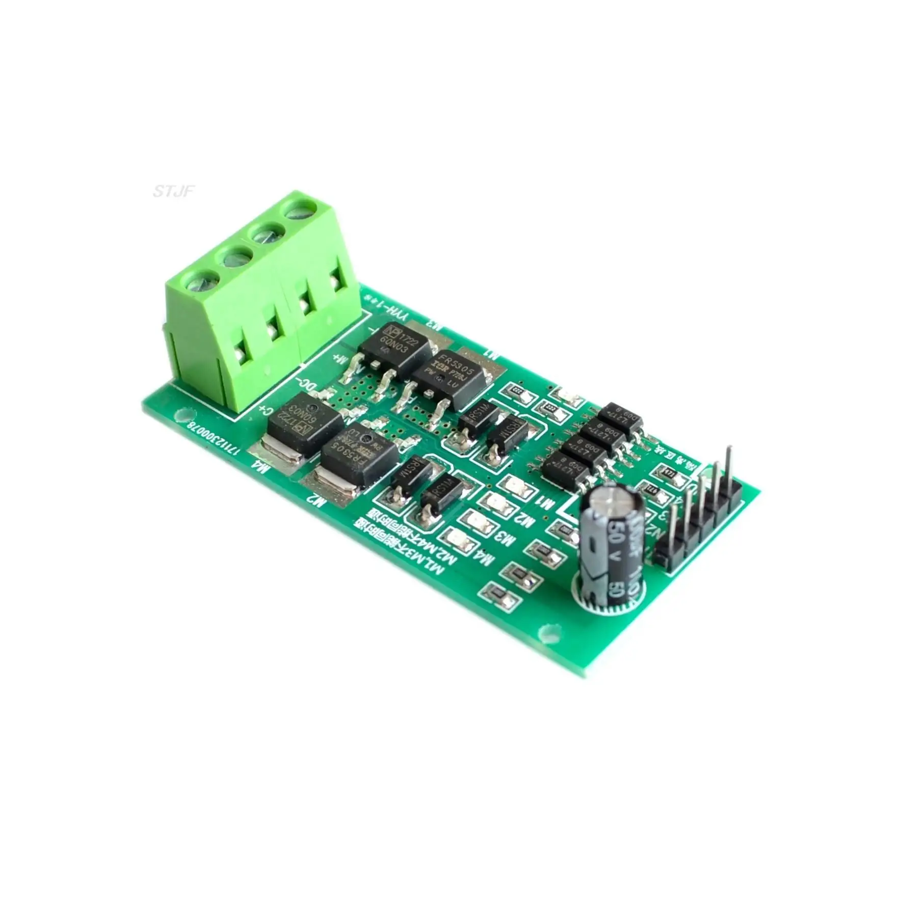YYH-LWZ DC5V ~ 27V 5A DC плата драйвера двигателя, модуль реверсивного управления скоростью «H», мостовой ШИМ-контроллер сигнала