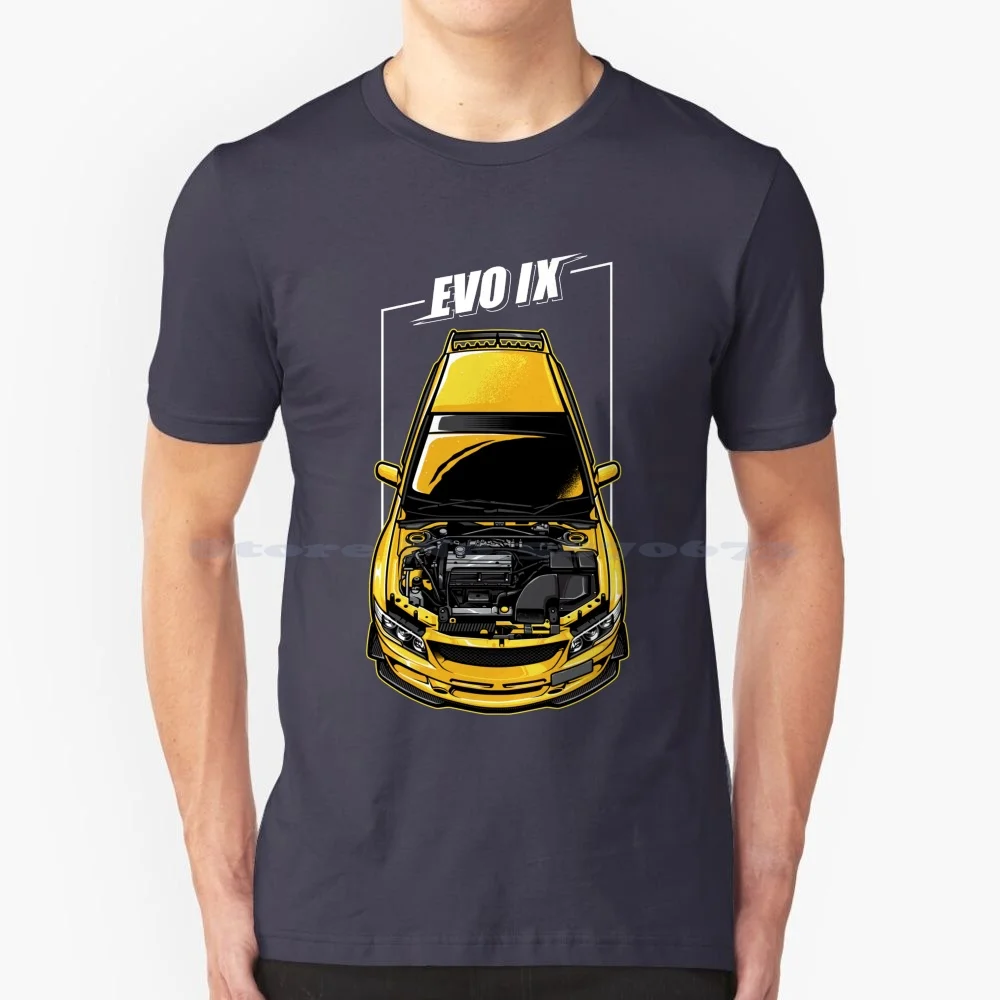 Футболка Evolution из 100% хлопка, футболка Evo 9 Evo 8 9 Lancer 9 Evolution Lancer Evolution 9 Lancer Evolution Evo 10 Jdm японская