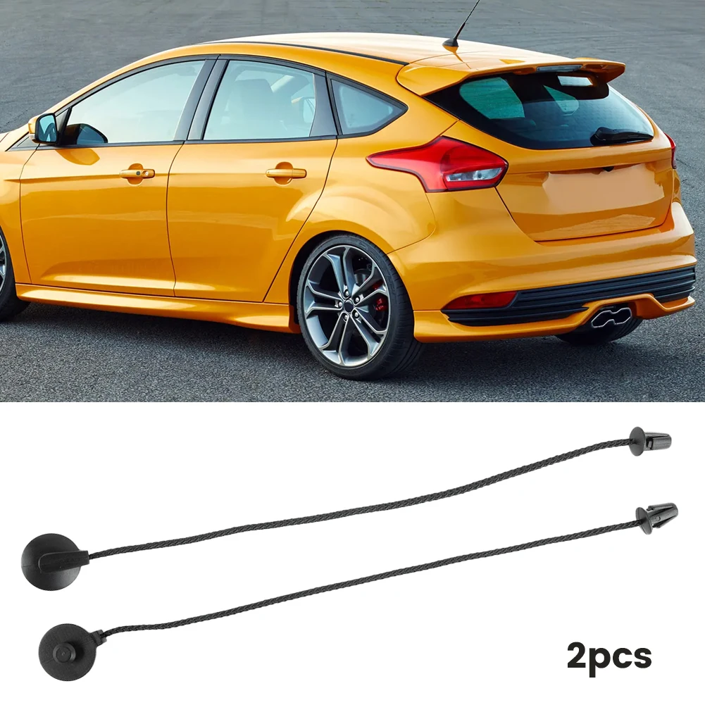 Деталь веревки для полки 1930212 28 см 2X аксессуары для Ford Focus MK3 крышка полка для посылки пластиковый и нейлоновый зажим