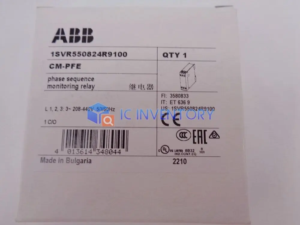 1 шт. Новый ABB CM-PFE 208-440VAC в коробке # YH