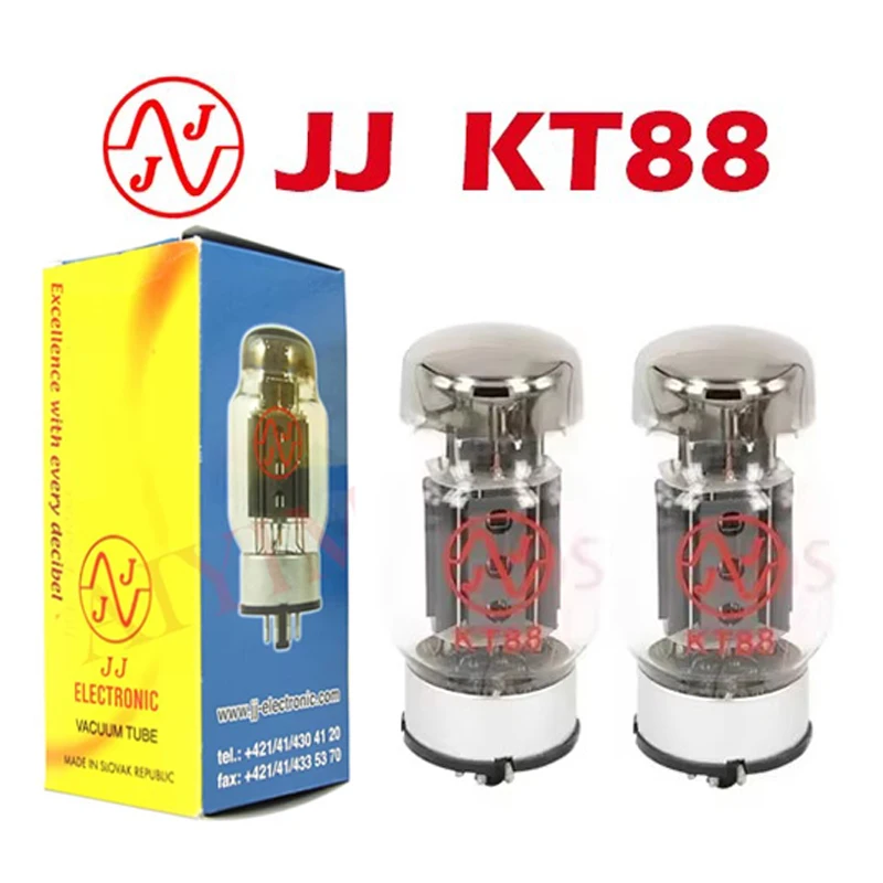 Россия JJ KT88 Вакуумные лампы заменяет 6550 KT120 KT66 KT100 KT190 Аудиоклапан Комплект электронного лампового усилителя DIY Matched Quad